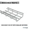 Kable Kontrol Wire Mesh Cable Tray Straight Section, 304 Stainless Steel, 4in W x 2in D x 9.83ft L KK-4X2X10-304SS - alternate 6