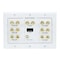 Monoprice A/V Wallplate, 3-Gang, 7.1 Stereo, White 6907 - alternate 5
