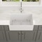Wrightmaster 30" Apron-Front Farmhouse Single Bowl White Ceramic Kitchen Sink w/Bottom Grids and Basket Strainer ZOR-AW302010DS - alternate 8
