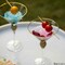Dinewares 2 Piece Premium Clear Stem Crystal Martini Glasses with Gold Rim and Diamond-like QI004760.GD.2 - alternate 7