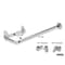 Triton Products 11-7/8" Zinc Plated Paper Towel Holder Pegboard Hook for DuraBoard or 1/8" and 1/4" Pegboard 76290 - alternate 5