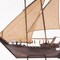 Homeroots 27" Wood Brown Solid Wood Hand Painted Dhow Medium Model Boat 401942 - alternate 4
