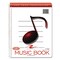 Roaring Spring Music Notebook, Music Transcription Format: 12 Staves, White Cover, (32) 11 x 8.5 Sheets 15009 - alternate 1