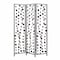 Homeroots 71" Gray Iron Folding Three Panel Screen Room Divider 342763 - alternate 5