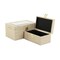 Homeroots Set of Two Beige Solid Wood Box With Lid, 2PK 489362 - alternate 6