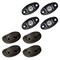 Ford Underbody Mount LED White Light Clear Lens Black Aluminum Housing Polycarbonate Lens M-15200-RUN - alternate 1