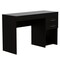 Homeroots 47" Black Computer Desk With Two Drawers 403780 - alternate 4