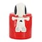Gibson Peanuts Hello Cookies 8.2 Inch Ceramic Snoopy Cookie Jar w/ Lid in Red 750123592M - alternate 4