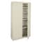 Sandusky Lee Storage Cabinet, 72 in H, 36 in W, 18 in D, Swing, Keyed, Putty, 4 Shelves VF41361872-07 - alternate 1