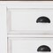Homeroots 71in Distressed White and Brown Wood Entertainment Unit with Four Drawers 397709 - alternate 8