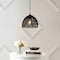 Jonathan Y Campana 10.25" 1-Light Bohemian Modern Woven Rope/Iron LED Pendant, Black JYL6513B - alternate 8