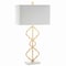 Jonathan Y Selina 32" Iron Ogee Trellis Modern LED Table Lamp, Gold Painting JYL3072A - alternate 8