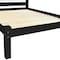 Homeroots Black Solid Wood Twin Bed Frame 546733 - alternate 7