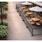 Factory 2U Commercial Patio Black Steel Bar Restaurant Fence Kit, 41ft L, 36in H, Flexible Layout, Powdercoat 805685 - alternate 2