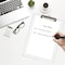 Acrimet 3 Pack Clipboard Letter Size A4 Low Profile Clip & Side Rulers, Durable Plastic - White, 3PK 134.6 - alternate 8