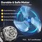 Edendirect 18 Inch Metal Wall Mount Fan, 3-Speed High Velocity Fan with 2600 CFM, for Warehouse, Industrial ZRZHUMI-AC-DSV31BG-18BK - alternate 8