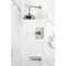 Kingston Brass Single-Handle Pressure Balanced Tub and Shower Faucet, Brushed Nickel KB6348DX - alternate 5