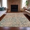 Homeroots 5' X 8' Beige And Copper Abstract Washable Indoor Outdoor Area Rug 631958 - alternate 9