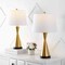 Jonathan Y Colton 26" Classic French Country Iron LED Table Lamp with USB Charging Port, Brass Gold, 2PK JYL4046B-SET2 - alternate 6