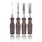 Spec Ops Wood Chisel Set with High-Carbon Steel Blades, Shock-Absorbing Grip, 4-Piece SPEC-C1-4PK - alternate 1