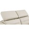 Homeroots 64in Cream and Black Italian Leather Power Reclining Loveseat 720521 - alternate 5