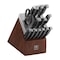 Henckels Statement Self-Sharpening Knife Set with Block, 14-piece, Dark Brown, Stainless Steel 1013676 - alternate 8