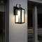 J&H Led 13 in. 1-Light Matte Black Outdoor Wall Lantern Sconce JH-SCOGW-52B - alternate 4
