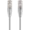 Monoprice Slim Cat6 Utp Cable, 14 ft.Gray 13549 - alternate 1