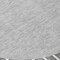 Homeroots 8' Gray And Ivory Round Striped Washable Indoor Outdoor Area Rug 597165 - alternate 8