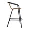 Flash Furniture Lila  Commercial Grade Medium Brown Rattan Indoor-Outdoor Restaurant Barstool, PK4 4-SDA-AD632032R-DK-BN-GG - alternate 15