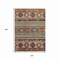 Homeroots 10' X 14' Rust Gray And Gold Tribal Washable Indoor Outdoor Area Rug 615421 - alternate 6