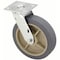 Zoro Select Plate Caster, 600 lb. Ld Rating, Gy Wheel P21S-PRP080R-14-DL - alternate 1