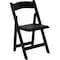 Flash Furniture Folding Chair, Wood, Black XF-2902-BK-WOOD-GG - alternate 1
