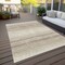 Homeroots 5' X 8' Ivory And Beige Abstract Washable Indoor Outdoor Area Rug 599971 - alternate 7