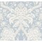 York Wallcoverings French Artichoke Dam Blue Wallpaper DM4955 - alternate 1