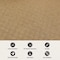 World Rug Gallery Diamond Weave Reversible Jute-Look Indoor/Outdoor Rug 2 ft x 7 ft Natural WR188NATURAL2X7 - alternate 6