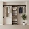Homeroots 98" Brown Manufactured Wood Closet System 535183 - alternate 10