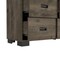 Homeroots 34" Dark Brown Five Drawer Dresser 544015 - alternate 9