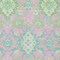 Homeroots 5' X 8' Pink Green And Blue Oriental Washable Indoor Outdoor Area Rug 597705 - alternate 7