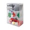 Deflecto Stackable Cube Organizer, Double Cube, Plastic, 12 x 6 x 6, Clear 350501 - alternate 8