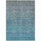 Homeroots 5' X 8' Teal Blue Gray And Charcoal Ombre Washable Indoor Outdoor Area Rug 588577 - alternate 7