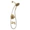 Delta Kayra Monitor 17 Series Tub & Shower Trim, 5.38 in, Champagne Bronze T17433-CZ-I - alternate 2
