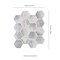 Msi Akoya Pearl Hexagon Sample Glass Mosaic Tile ZOR-MD-0528-SAM - alternate 15