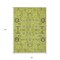 Homeroots 3' X 5' Artichoke Green And Fern Green Oriental Washable Indoor Outdoor Area Rug 582050 - alternate 8