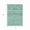 Homeroots 8' X 10' Aqua And Teal Blue Medallion Washable Indoor Outdoor Area Rug 616091 - alternate 5