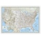 National Geographic United States Classic Map, Enlarged and Laminated, 69.25'' x 48'' RE00602987 - alternate 1