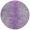 Homeroots 8' Plum Purple And Silver Round Oriental Washable Indoor Outdoor Area Rug 588836 - alternate 7