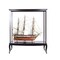 Homeroots 23in Dark Brown Glass Standard Display Stand 364363 - alternate 1