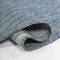 Jonathan Y Evan Modern Rustic Organic Curve Turquoise 9 ft. x 12 ft. Indoor/Outdoor Shaped Area Rug SHP102G-9 - alternate 4