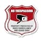 Signmission No Trespassing Shield Sign Property Prot, 6 inch X 6 inch, Plastic Sign, 2PK SHI-P-2PACK-6-416 - alternate 1